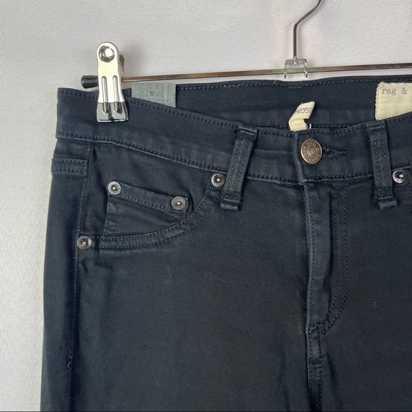 Rag & Bone Black Legging Jegging Skinny Jeans 25 - Picture 4 of 4